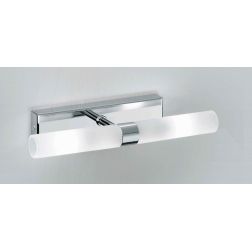 DON LAMPADA DA PARETE IN METALLO CROMATO CON DIFFUSORI IN VETRO SATINATO Illuminando - Cristalensi Shop Online 2