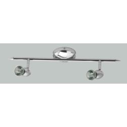 ELIO 2 LED BINARIO CON LAMPADINE LED IN VETRO SOSTITUIBILI MONTATURA CROMO LUCIDO Illuminando - Cristalensi Shop Online