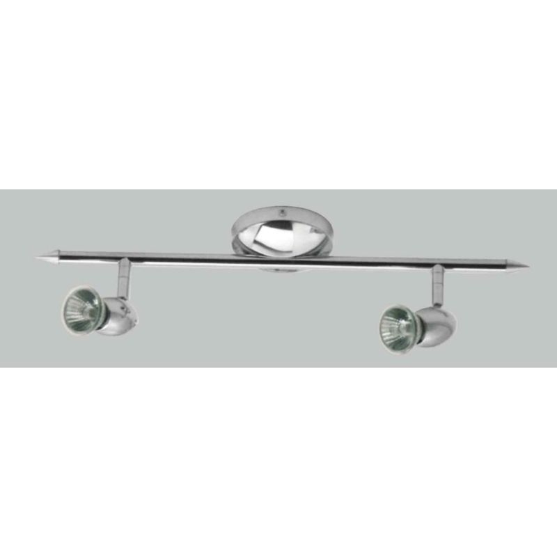 ELIO 2 LED BINARIO CON LAMPADINE LED IN VETRO SOSTITUIBILI MONTATURA CROMO LUCIDO Illuminando - Cristalensi Shop Online