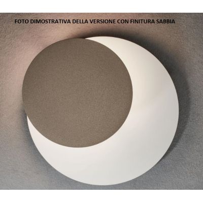 EMISFERO PLAFONIERA 3 LUCI IN METALLO BIANCO CON 8 COLORI DI CERCHI A SCELTA LAMPADINE GX53 Illuminando - Cristalensi Shop Onlin