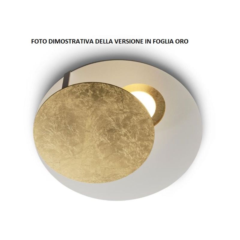 EMISFERO PLAFONIERA 3 LUCI IN METALLO BIANCO CON 8 COLORI DI CERCHI A SCELTA LAMPADINE GX53 Illuminando - Cristalensi Shop Onlin