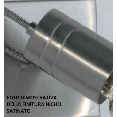 EROS 1 FARETTO LED 7W IN METALLO CROMO O NIKEL SATINATO Illuminando - Cristalensi Shop Online
