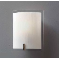 FENICE APPLIQUE RETTANGOLARE IN VETRO SERIGRAFATO ECONOMICO DI ILLUMINANDO Illuminando - Cristalensi Shop Online