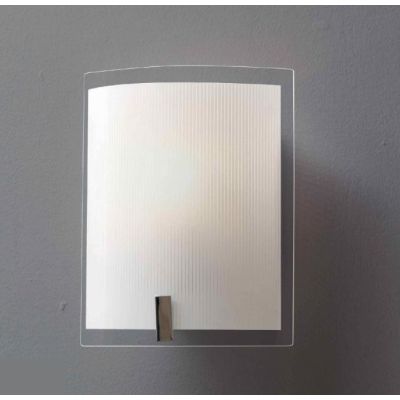 FENICE APPLIQUE RETTANGOLARE IN VETRO SERIGRAFATO ECONOMICO DI ILLUMINANDO Illuminando - Cristalensi Shop Online