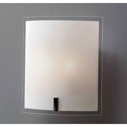 FENICE APPLIQUE RETTANGOLARE GRANDE IN VETRO SERIGRAFATO ECONOMICO DI ILLUMINANDO Illuminando - Cristalensi Shop Online