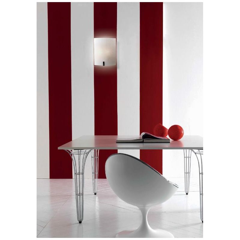 FENICE APPLIQUE RETTANGOLARE IN VETRO SERIGRAFATO ECONOMICO DI ILLUMINANDO Illuminando - Cristalensi Shop Online