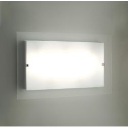 FLAT PLAFONIERA IN VETRO RETTANGOLARE GRANDE Illuminando - Cristalensi Shop Online 2