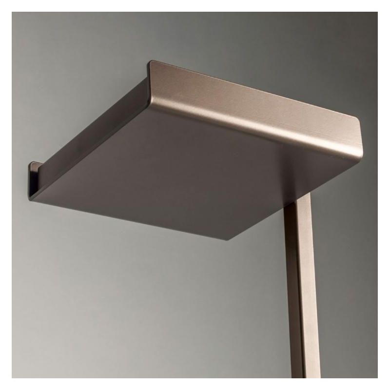 FOCUS PIANTANA IN METALLO NERO BIANCO SABBIA O BRONZO CON DIFFUSORE ORIENTABILE Illuminando - Cristalensi Shop Online