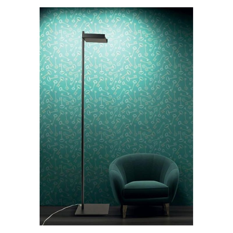 FOCUS PIANTANA IN METALLO NERO BIANCO SABBIA O BRONZO CON DIFFUSORE ORIENTABILE Illuminando - Cristalensi Shop Online