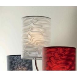 GINEVRA CHIC 3 LAMPADA DA SOFFITTO O PARETE IN METALLO CROMO O NICHEL SATINATO CON BRACCI SEMIRIGIDI Illuminando - Cristalensi S 2