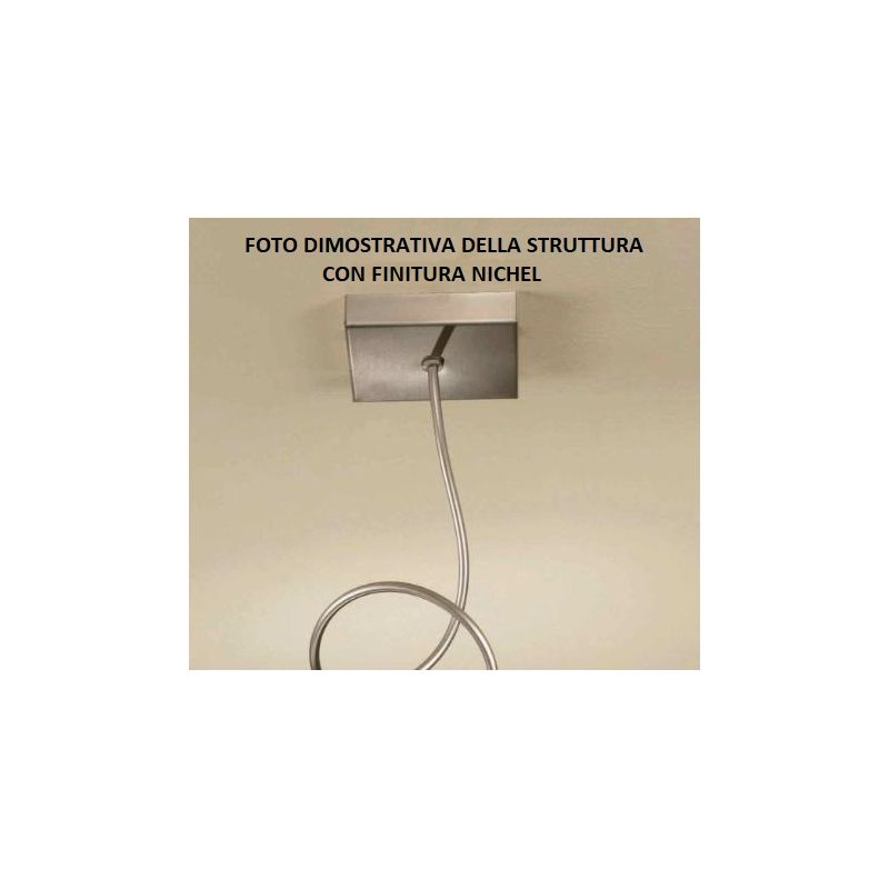 GINEVRA CL LUMETTO IN METALLO CON STELO SEMIRIGIDO CON VETRO TRASPARENTE Illuminando - Cristalensi Shop Online