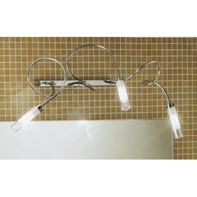 GINEVRA AP3 VETRO SABBIATO LAMPADA DA PARETE IN METALLO SEMIRIGIDO DI ILLUMINANDO Illuminando - Cristalensi Shop Online