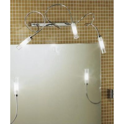 GINEVRA AP3 VETRO SABBIATO LAMPADA DA PARETE IN METALLO SEMIRIGIDO DI ILLUMINANDO Illuminando - Cristalensi Shop Online