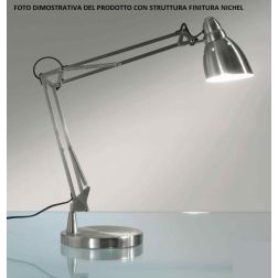 JAZZ LAMPADA DA TERRA DIREZIONABILE IN METALLO NICHEL O CROMO/NERO Illuminando - Cristalensi Shop Online 2