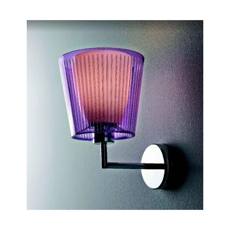 JOLLY APPLIQUE PICCOLO DIFFUSORE IN ACRILICO 4 COLORI MONTATURA CROMO LUCIDA Illuminando - Cristalensi Shop Online