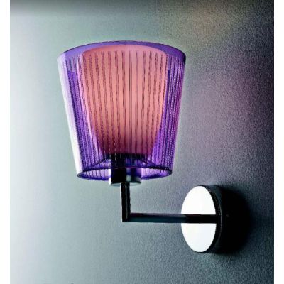 JOLLY APPLIQUE PICCOLO DIFFUSORE IN ACRILICO 4 COLORI MONTATURA CROMO LUCIDA Illuminando - Cristalensi Shop Online