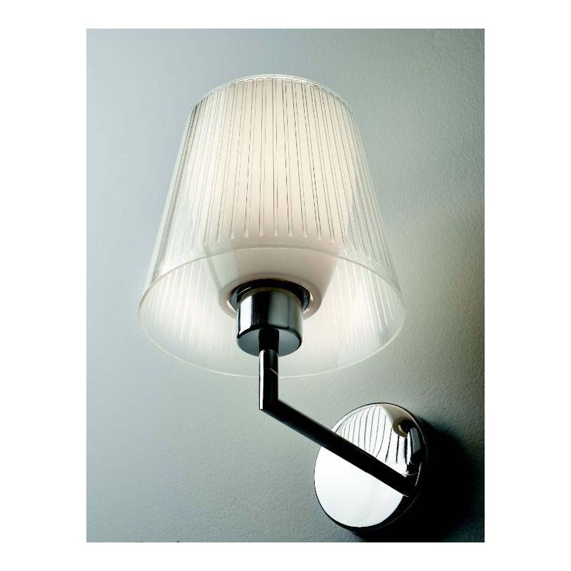JOLLY APPLIQUE PICCOLO DIFFUSORE IN ACRILICO 4 COLORI MONTATURA CROMO LUCIDA Illuminando - Cristalensi Shop Online