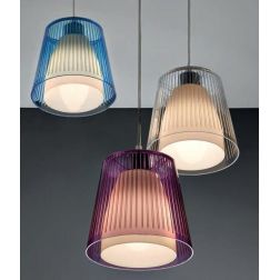 JOLLY SPP LAMPADARIO A SOSPENSIONE 3 LUCI DIFFUSORI IN ACRILICO VARI COLORI Illuminando - Cristalensi Shop Online 2