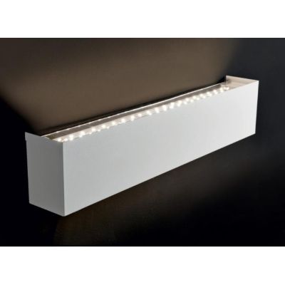 LEI LAMPADA DA PARETE MISURA GRANDE IN METALLO BIEMISSIONE DI LUCE 4 FINITURE COLORE Illuminando - Cristalensi Shop Online