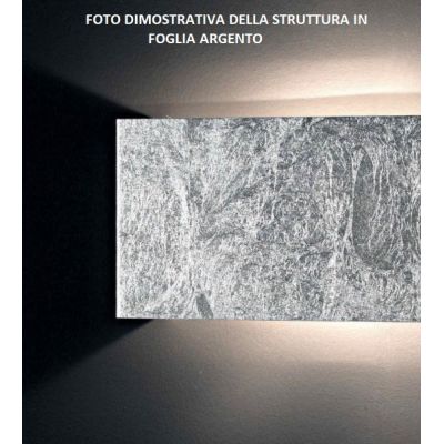 LEI LAMPADA DA PARETE MISURA GRANDE IN METALLO BIEMISSIONE DI LUCE 4 FINITURE COLORE Illuminando - Cristalensi Shop Online
