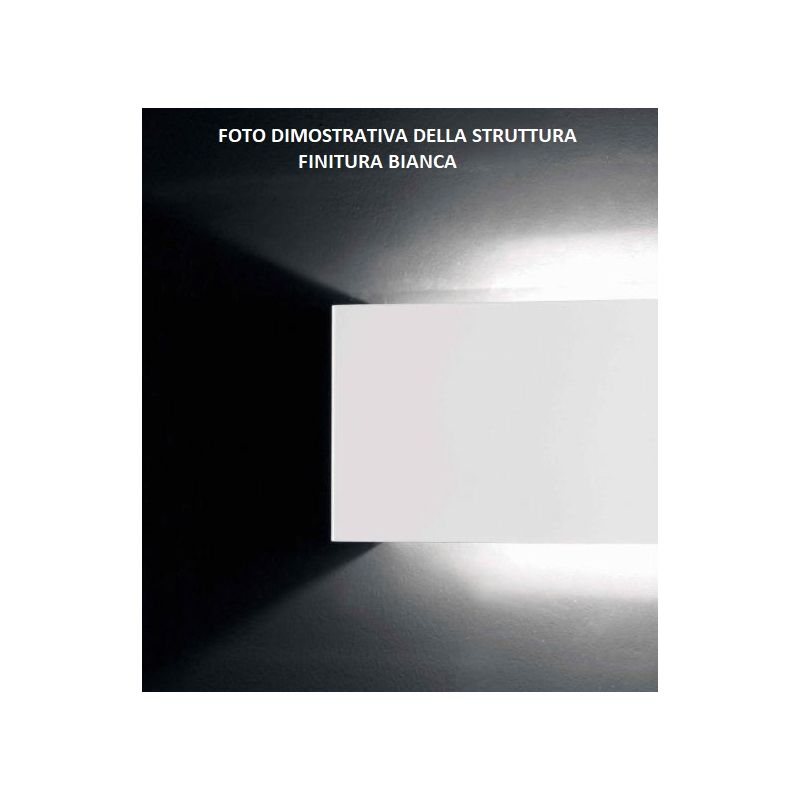 LEI LAMPADA DA PARETE MEDIA MISURA IN METALLO 4 FINITURE COLORE Illuminando - Cristalensi Shop Online