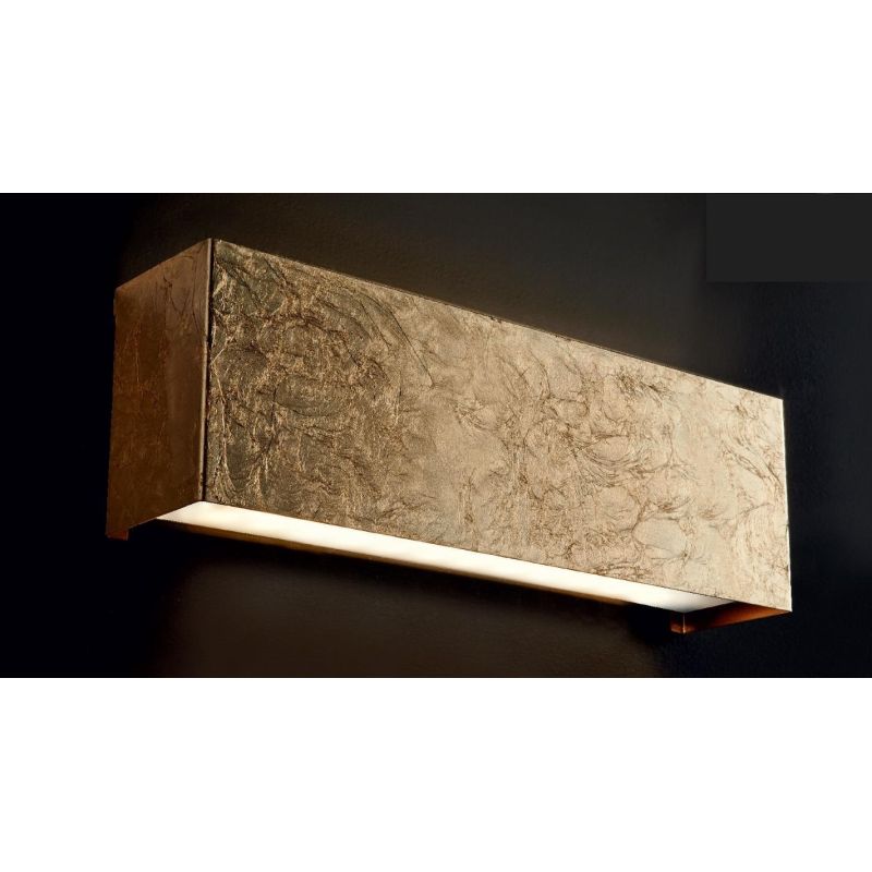 LEI MEDIA FOGLIA ORO FOGLIA ARGENTO LED INTEGRATO DA 36W 3000K O 4000K SOSTITUIBILE Illuminando - Cristalensi Shop Online
