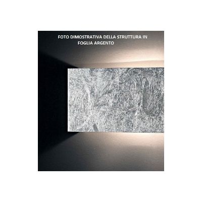 LEI MEDIA FOGLIA ORO FOGLIA ARGENTO LED INTEGRATO DA 36W 3000K O 4000K SOSTITUIBILE Illuminando - Cristalensi Shop Online