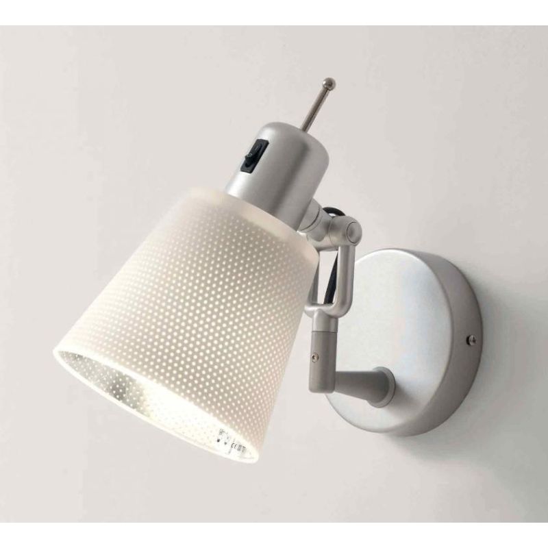 LOLA AP ARANCIO BIANCO ALLUMINIO DIREZIONABILE LAMPADINA INCLUSA LED 10W DI ILLUMINANDO Illuminando - Cristalensi Shop Online