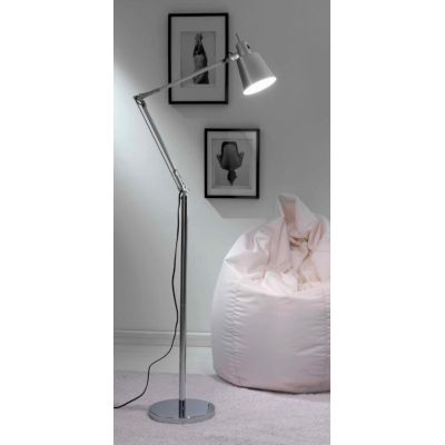 LOLA LAMPADA DA TERRA REGOLABILE CON LAMPADINA LED INCLUSA DIFFUSORE IN 3 COLORI Illuminando - Cristalensi Shop Online