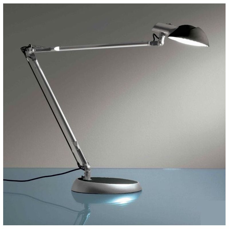 LUCKY LAMPADA DA TAVOLO A LED 5W IN TRE COLORI NERO ROSSO ALLUMINIO Illuminando - Cristalensi Shop Online