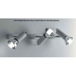 MAGNUM 4 LED BIANCO O CROMO CON LAMPADINE LED INCLUSE SOSTITUIBILI ME DIREZIONABILI Illuminando - Cristalensi Shop Online 2