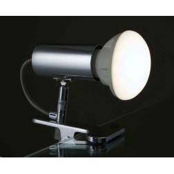 MAGNUM PINZA LED FARETTO BIANCO E CROMO CON LAMPADINA LED INCLUSA DIREZIONABILE Illuminando - Cristalensi Shop Online