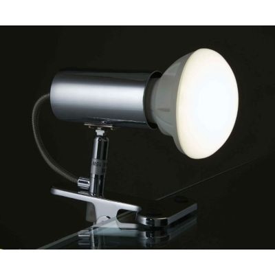 MAGNUM PINZA LED FARETTO BIANCO E CROMO CON LAMPADINA LED INCLUSA DIREZIONABILE Illuminando - Cristalensi Shop Online