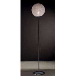 NIDO GRANDE LAMPADA DA TERRA IN CORDA BIANCA INCOLLATA DIAMETRO 35 CM Illuminando - Cristalensi Shop Online