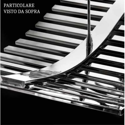 ONDA SOSPENSIONE LAMPADARIO CROMO LUCIDO CON LED INTEGRATO 60W MODERNO Illuminando - Cristalensi Shop Online