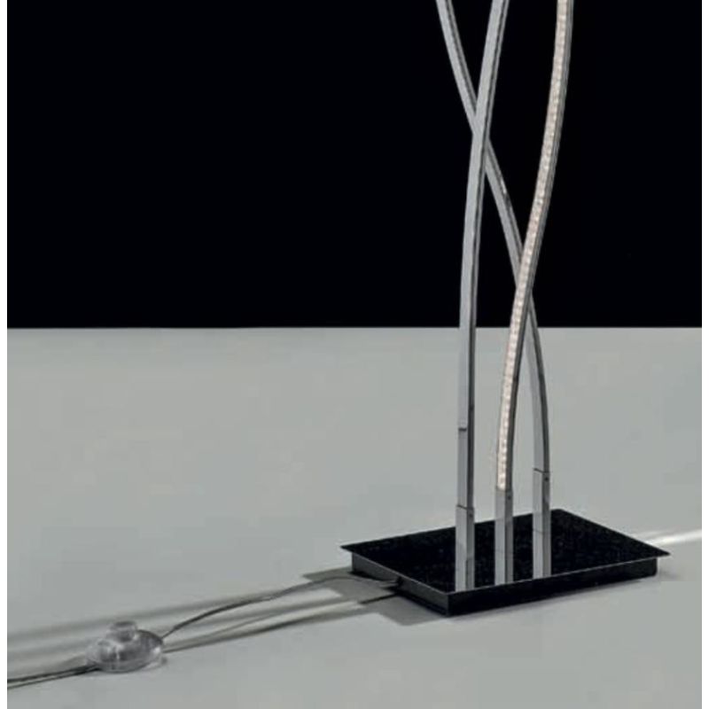 ONDA LAMPADA DA TERRA H 163 CM IN CROMO LUCIDO A LED 35W 2800 LUMEN ON/OFF MODERNA Illuminando - Cristalensi Shop Online