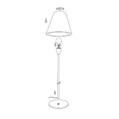 LAMPADA DA TERRA DA ESTERNO IP44 ALTEZZA 169,5 CM DI COLORE BIANCO MODERNA LUCE DIFFUSA CRISTALENSI - Cristalensi Shop Online