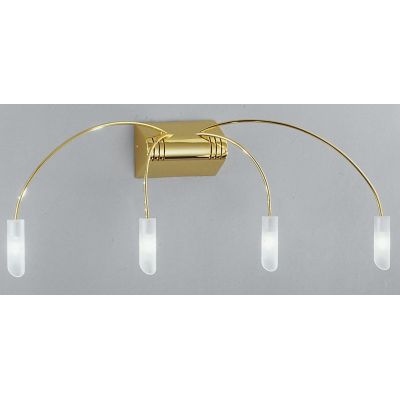 PIOGGIA 4 LAMPADA DA PARETE IN METALLO CROMATO O DORATO A LED Illuminando - Cristalensi Shop Online