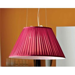 PLISSE SOSPENSIONE IN TESSUTO DIAMETRO 50 Illuminando - Cristalensi Shop Online 2