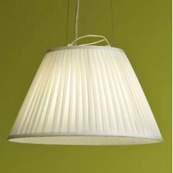 PLISSE SOSPENSIONE IN TESSUTO DIAMETRO 60 Illuminando - Cristalensi Shop Online 2