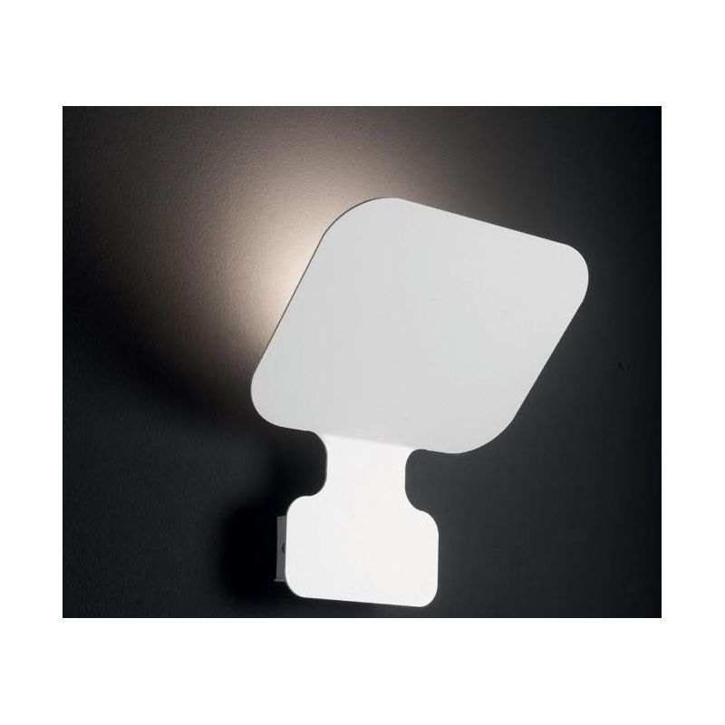 SAMU 1 LAMPADA DA PARETE PICCOLA MODERNA IN METALLO BIANCO DI ILLUMINANDO LAMPADINA GX53 Illuminando - Cristalensi Shop Online