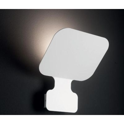 SAMU 1 LAMPADA DA PARETE PICCOLA MODERNA IN METALLO BIANCO DI ILLUMINANDO LAMPADINA GX53 Illuminando - Cristalensi Shop Online