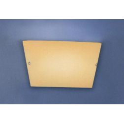 SATURNO LAMPADA DA PARETE IN VETRO INCAMICIATO COLORE AMBRA MODERNA Illuminando - Cristalensi Shop Online 2