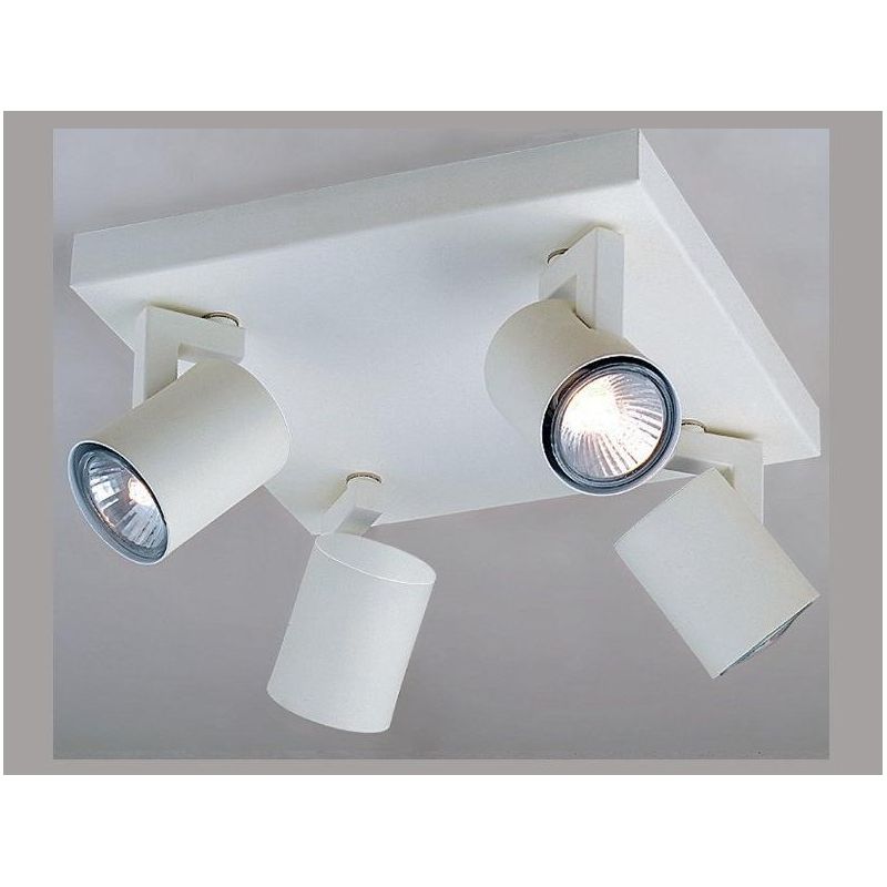 SLURP PLAFONIERA 4 LUCI CON LAMPADINE LED 7W 3000K INCLUSE SOSTITUIBILI Illuminando - Cristalensi Shop Online