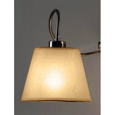 SOFT PLAFONIERA AD UNA LUCE CON PARALUME IN PERGAMENA BIANCA O AVORIO Illuminando - Cristalensi Shop Online