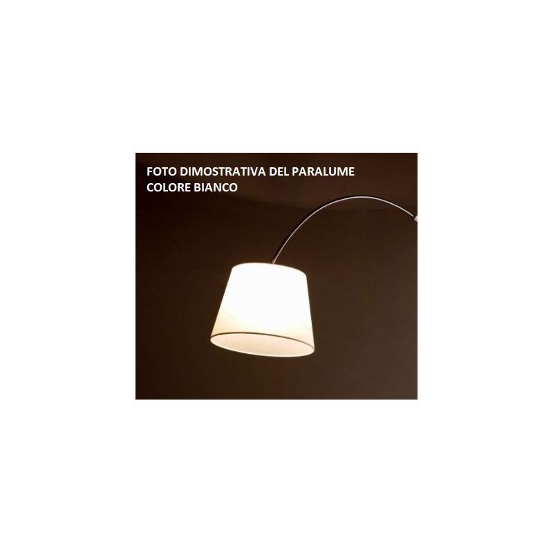SOFT PLAFONIERA AD UNA LUCE CON PARALUME IN PERGAMENA BIANCA O AVORIO Illuminando - Cristalensi Shop Online