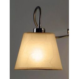 SOFT PLAFONIERA CON PARALUMI IN PERGAMENA E BRACCI FLESSIBILI Illuminando - Cristalensi Shop Online 2