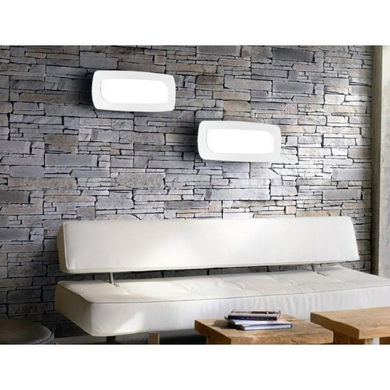 STONE APPLIQUE PLAFONIERA GRANDE LED INTEGRATO SOSTITUIBILE 30W 3000 LUMEN 3000K MODERNO Illuminando - Cristalensi Shop Online