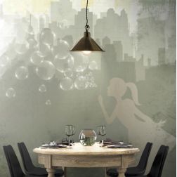 STREET SOSPENSIONE SINGOLA STILE RUSTICO CON PIATTINO IN METALLO BRUNITO DI ILLUMINANDO Illuminando - Cristalensi Shop Online 2