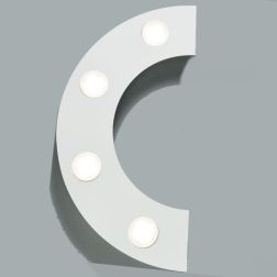 UFO APPLIQUE PLAFONIERA 4 LUCI IN METALLO BIANCO O SABBIA CON LAMPADINE GX53 LED COMPONIBILE Illuminando - Cristalensi Shop Onli